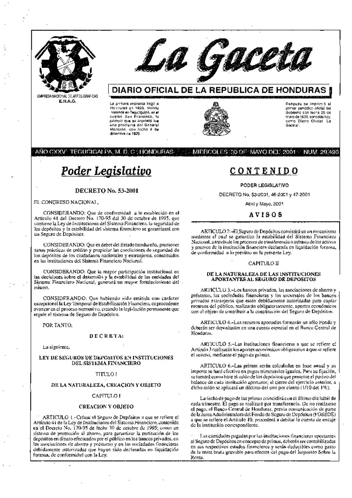 Ley de Seguro de Depósitos en el Sistema Financiero (FOSEDE) - Análisis ...