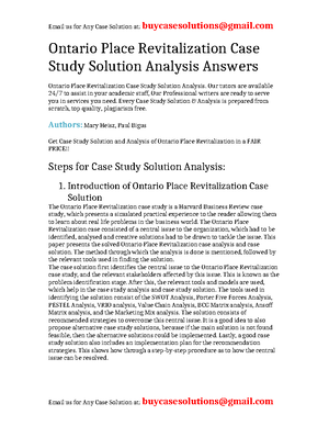 Case Solution WestJet Building a High-Engagement Culture - WestJet ...