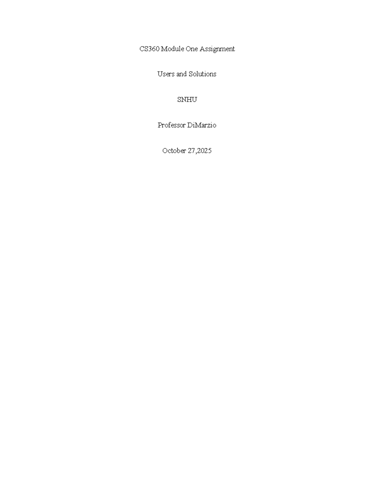 CS360 Module One Assignment: Analyzing WhatsApp's Design & Purpose ...