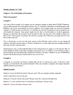 ECO201 CH1 & PPC-Practice - Production Possibilities Curve The concept ...