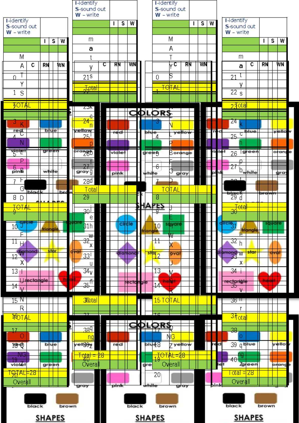 Litnum Worksheets: Comprehensive Overview and Total Calculations - Studocu