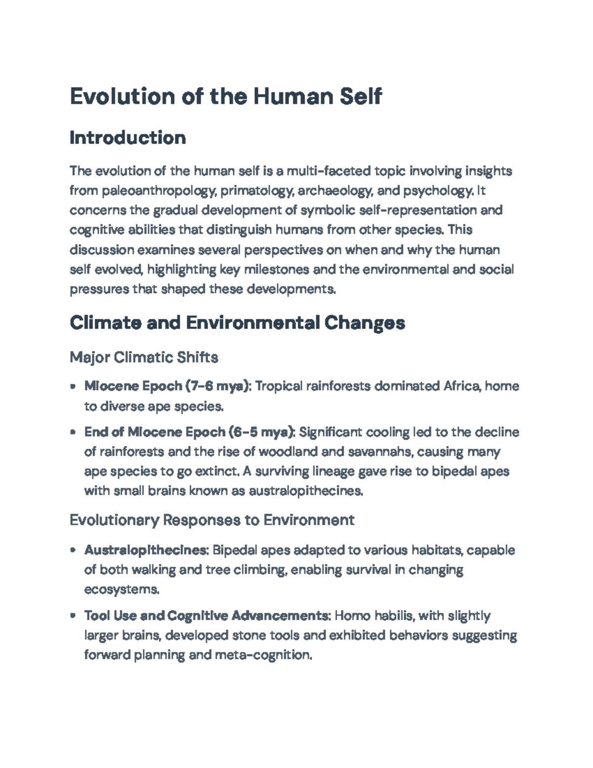 EVOL N SKILLS: Evolving the Human Self in Psychology (PSY 301) - Studocu