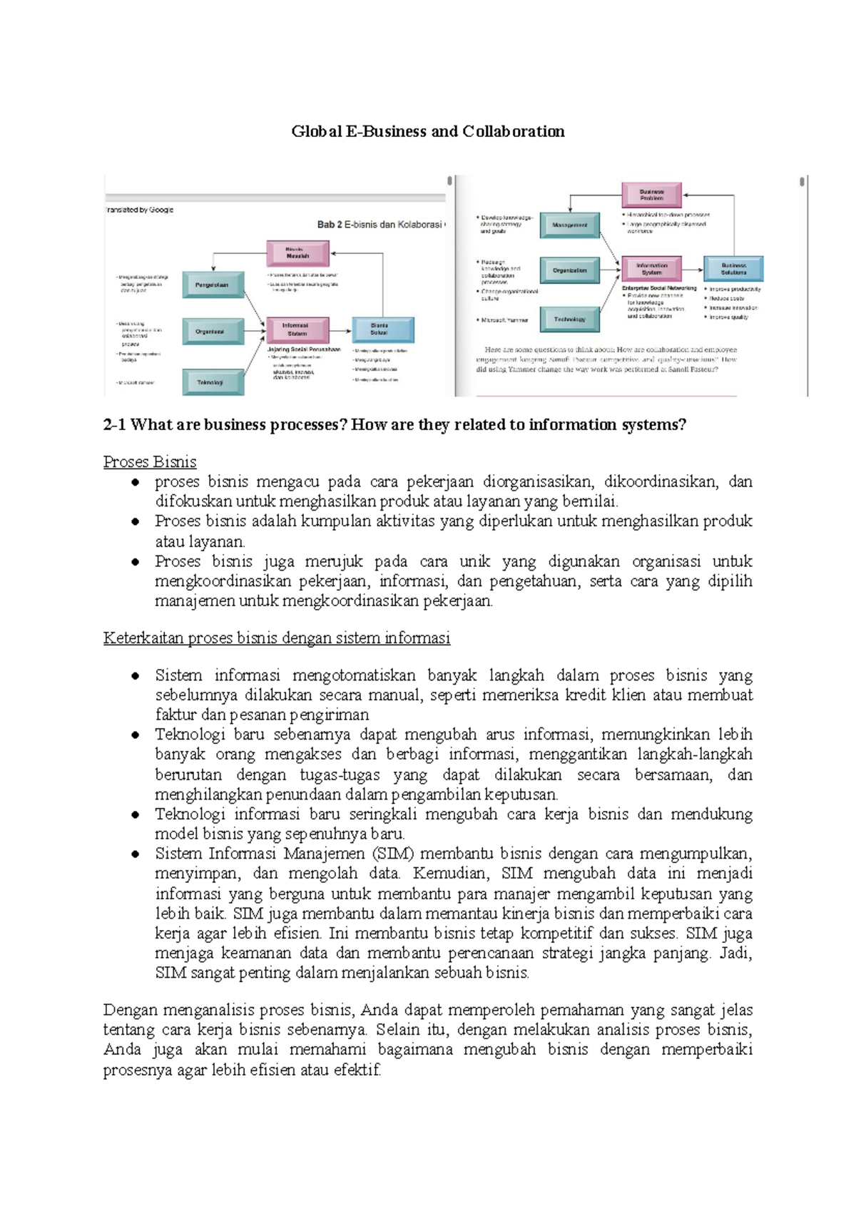 SIM TM 2 Ch 2 - Summary of Business Processes in Management Systems ...