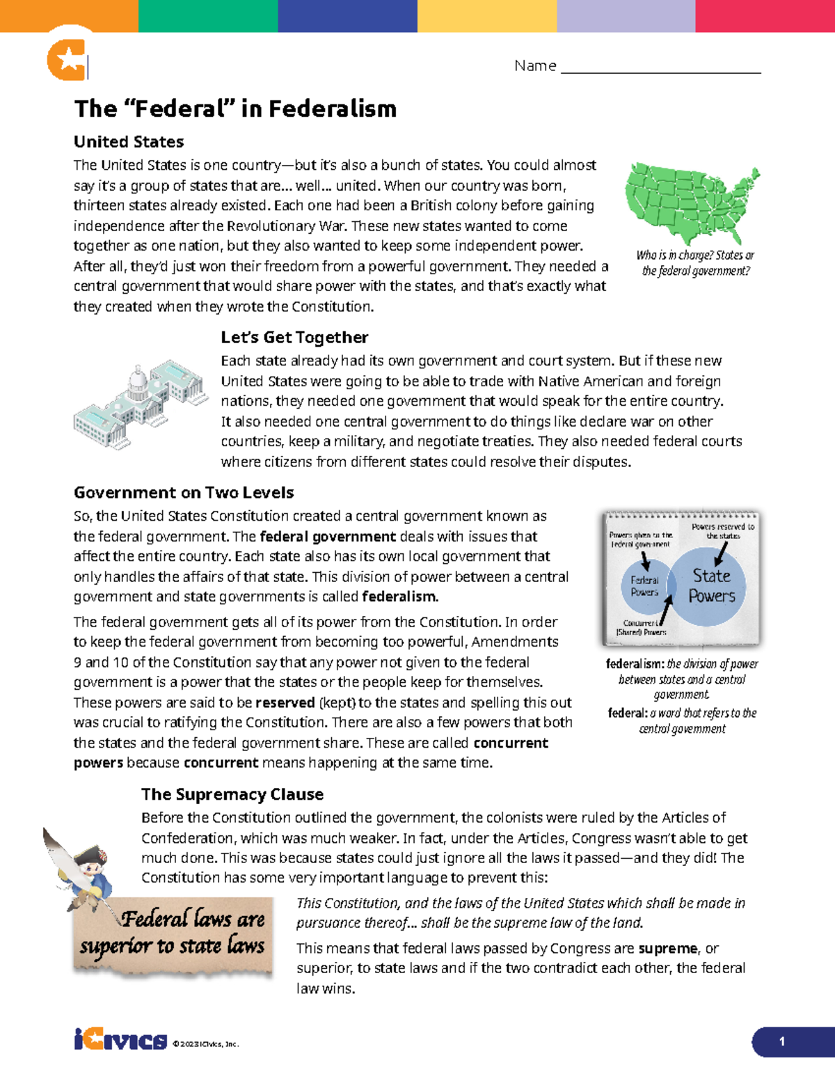 The Federal System With Strong Centre