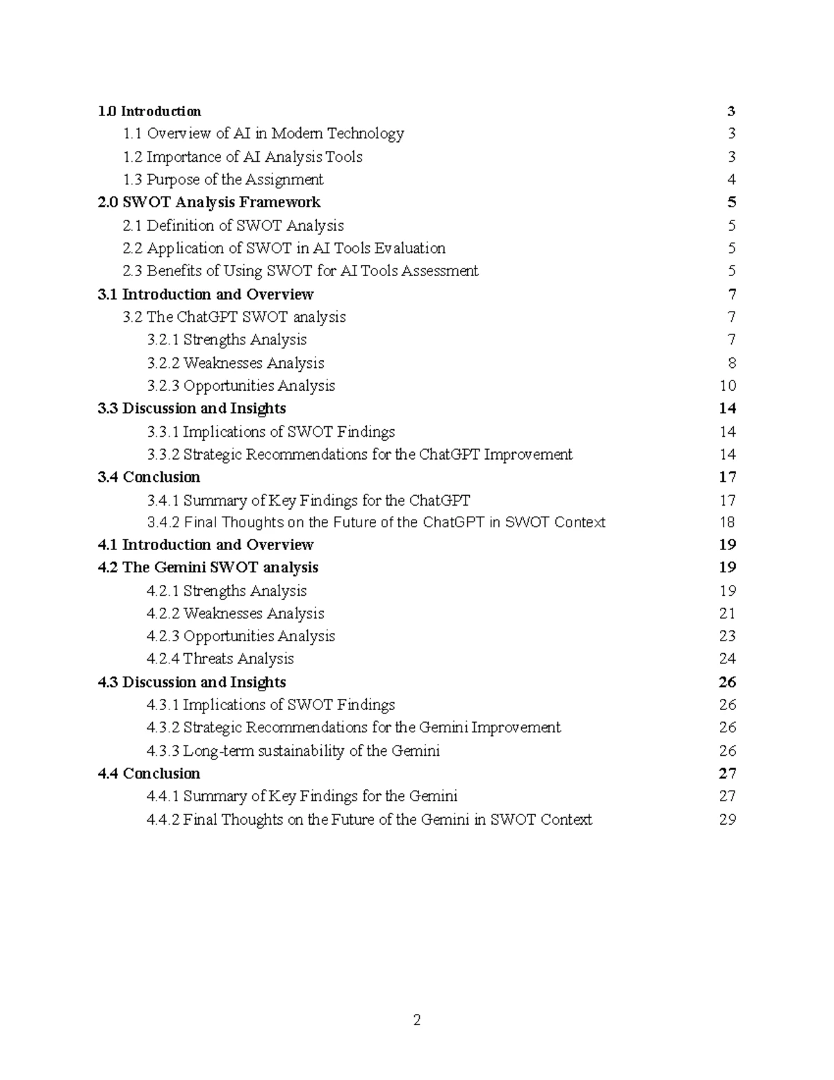 BA242 ICT500 Individual Assignment: SWOT Analysis of ChatGPT ...
