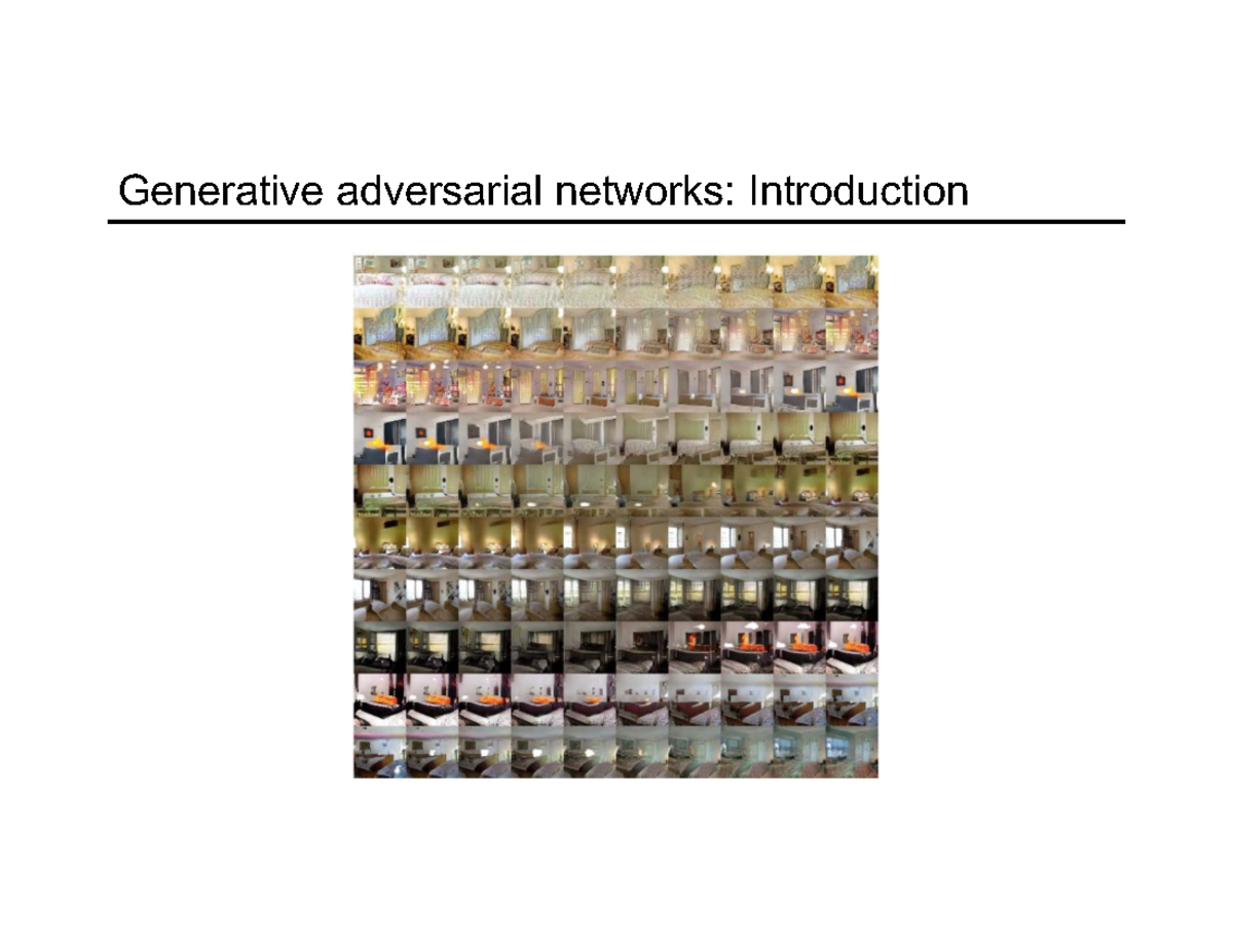 Lec11 GAN - Comprehensive Notes on Generative Adversarial Networks ...