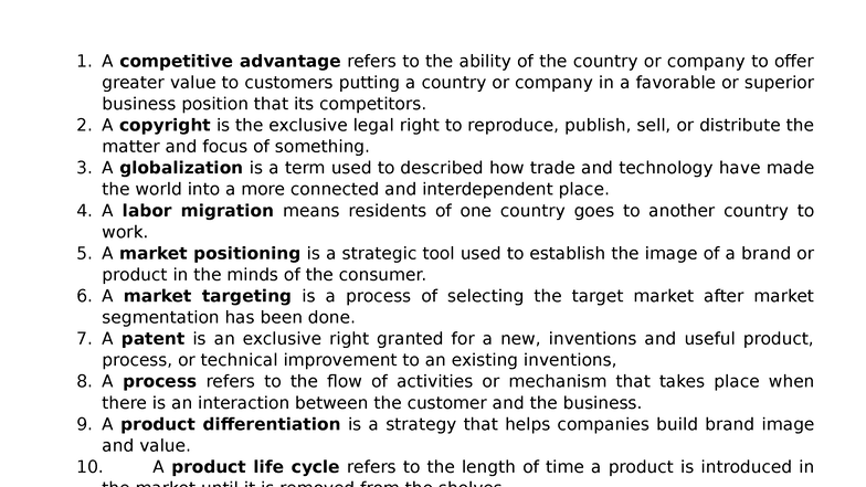 IBT Notes: Key Concepts in International Business and Trade - Studocu