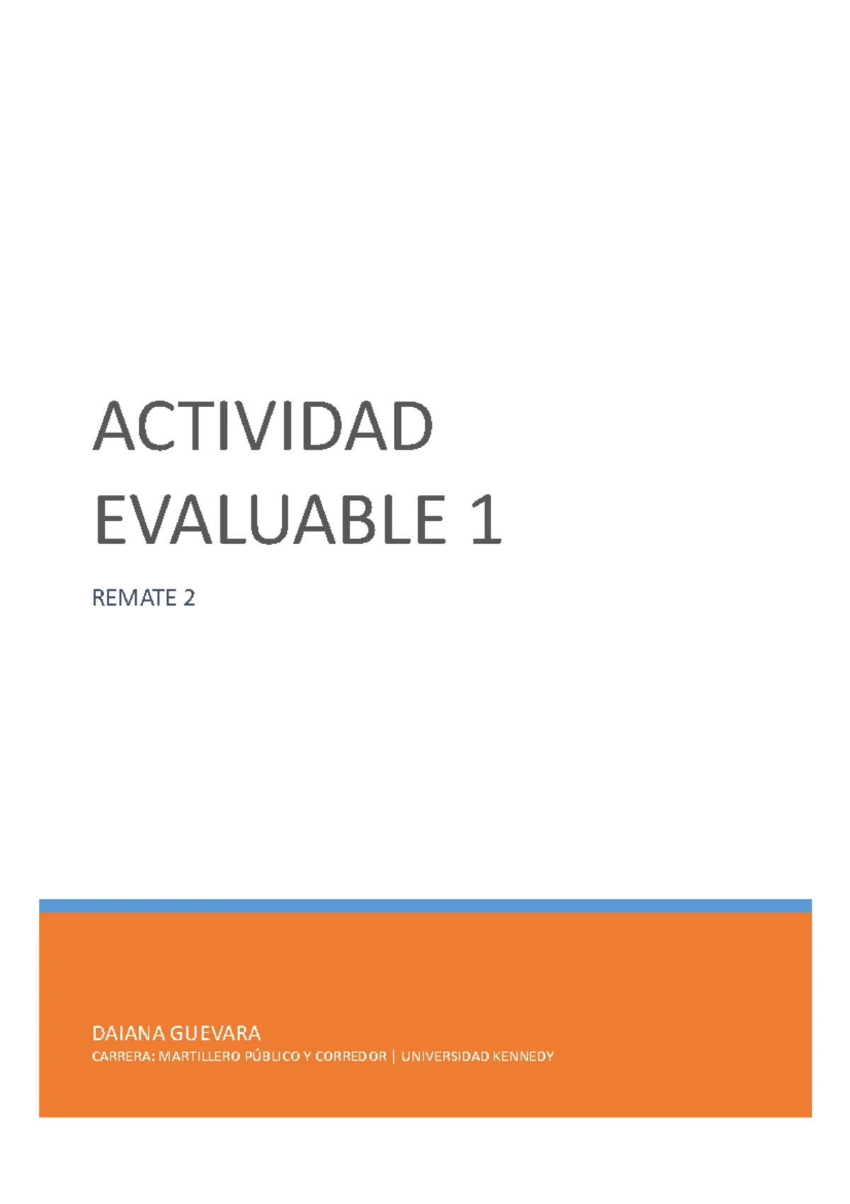 Estatuto actividad-1 - actividad evaluable numero 1 - Facultad de ...