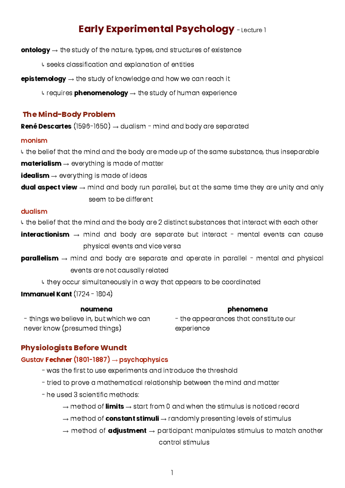History of Psychology (PSY 101) - Early Experimental Psychology Lecture ...