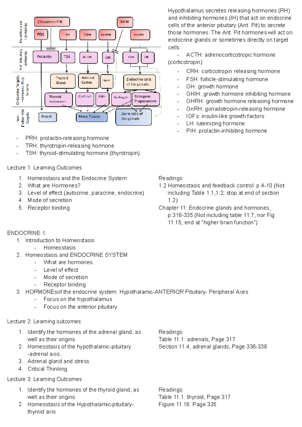 Biomed 202: Comprehensive Course Notes for Term Test 2 - Studocu