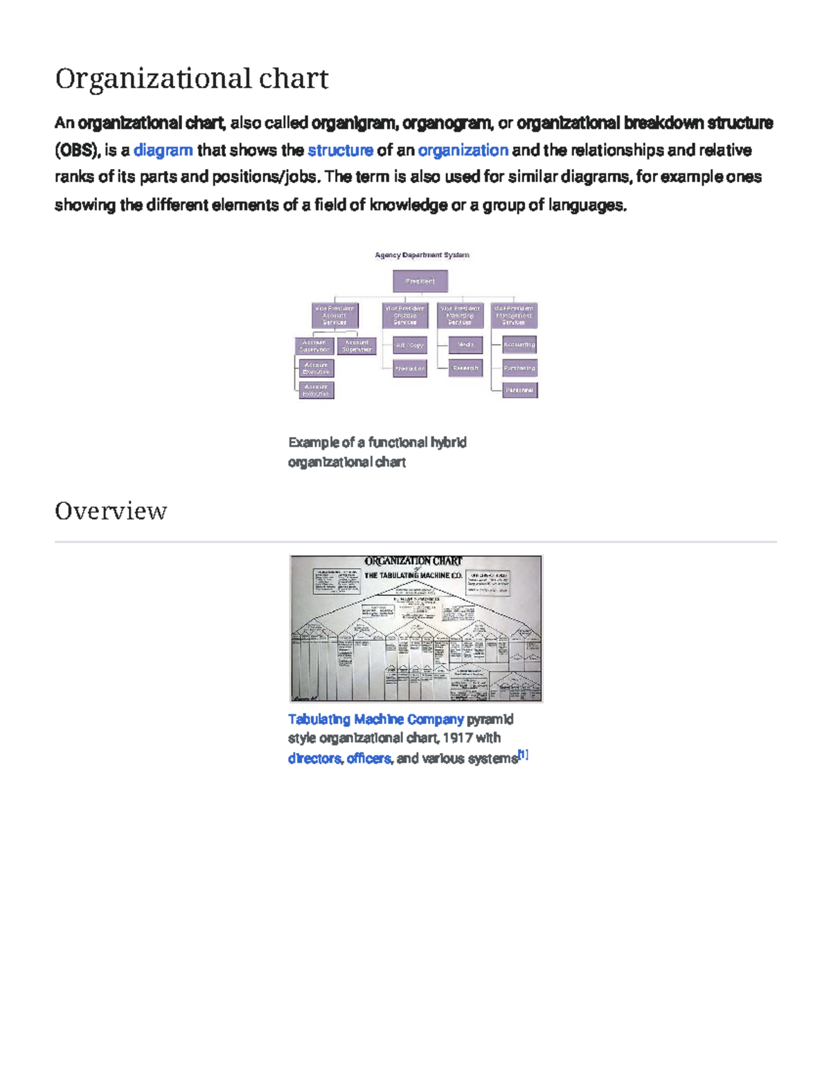 Organizational Chart Overview: Structure & Relationships - Studocu