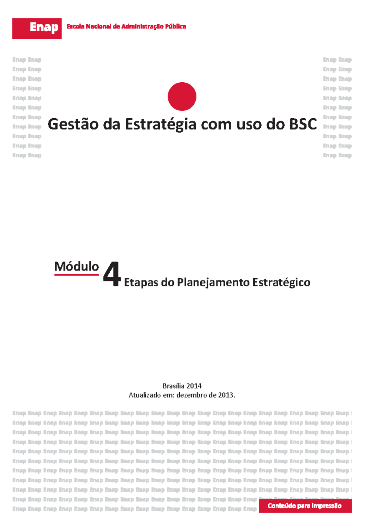 Módulo 4 Gestao BSC - Fundamentos do planejamento estratégico - 4 ...