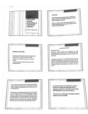 Lesson 5 The impacts of Tourism and Hospitality - At the end of this ...