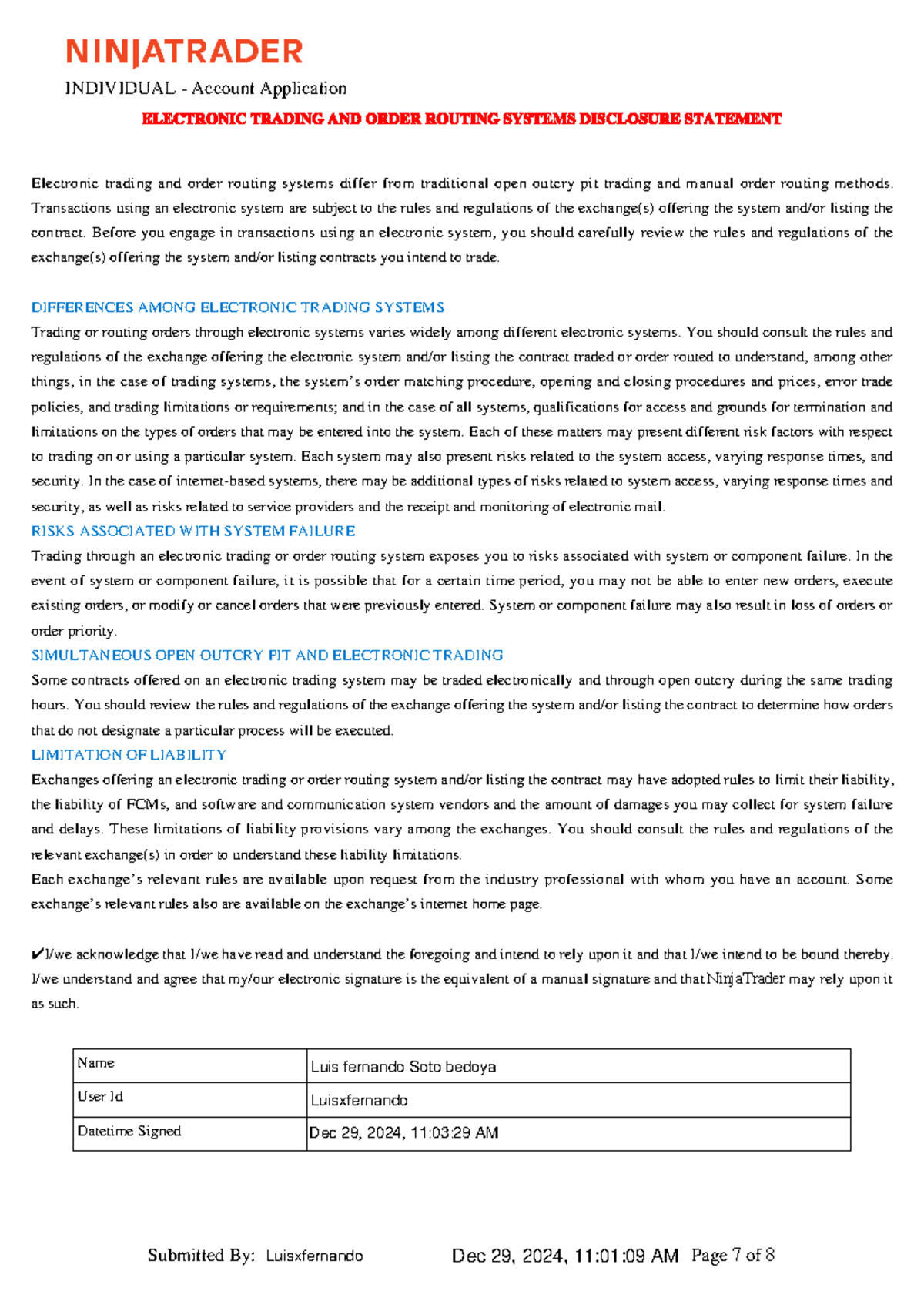 Electronic Trading & Order Routing Systems Disclosure - Key Insights ...