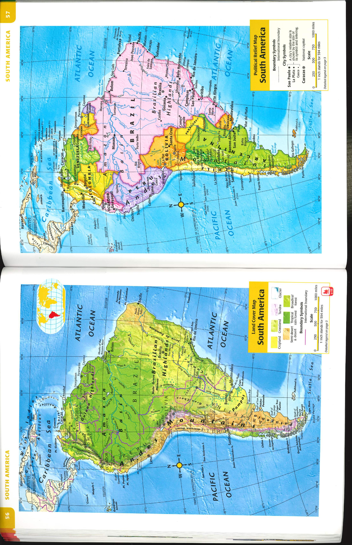 South America and Africa Atlas Maps - Course Code: 152104 - Studocu