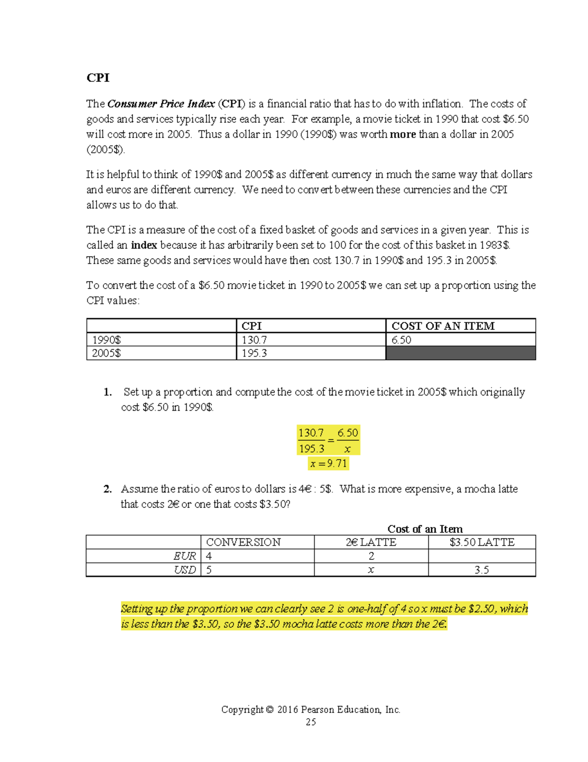 CPI Analysis Worksheet for Ch2D: Understanding Inflation Effects - Studocu