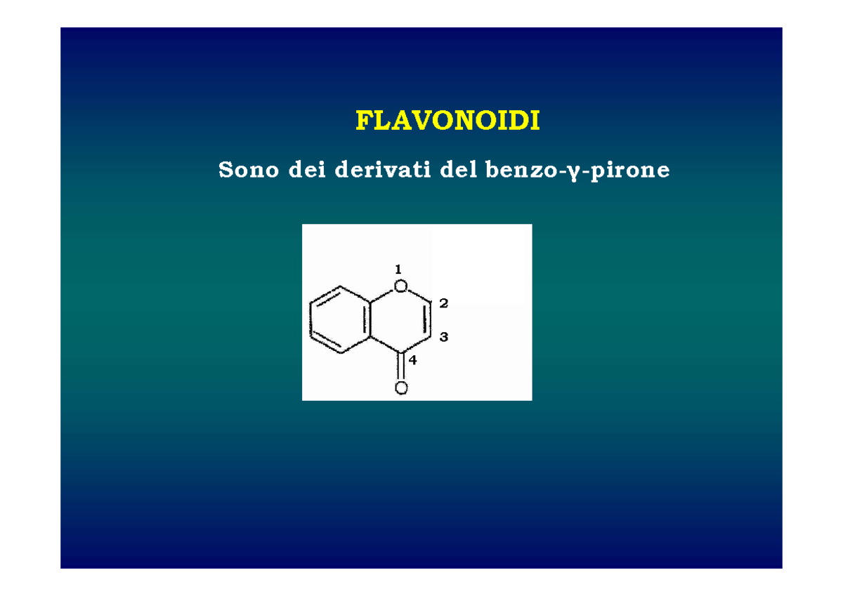 19 _Lezione sui Flavonoidi: Strutture, Funzioni e Terapie - Studocu