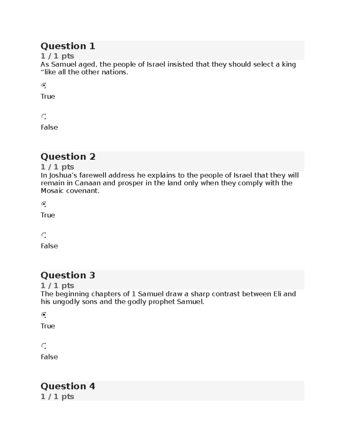 Quiz 2 Study Guide: Key Concepts from 1 Samuel and Judges - Studocu