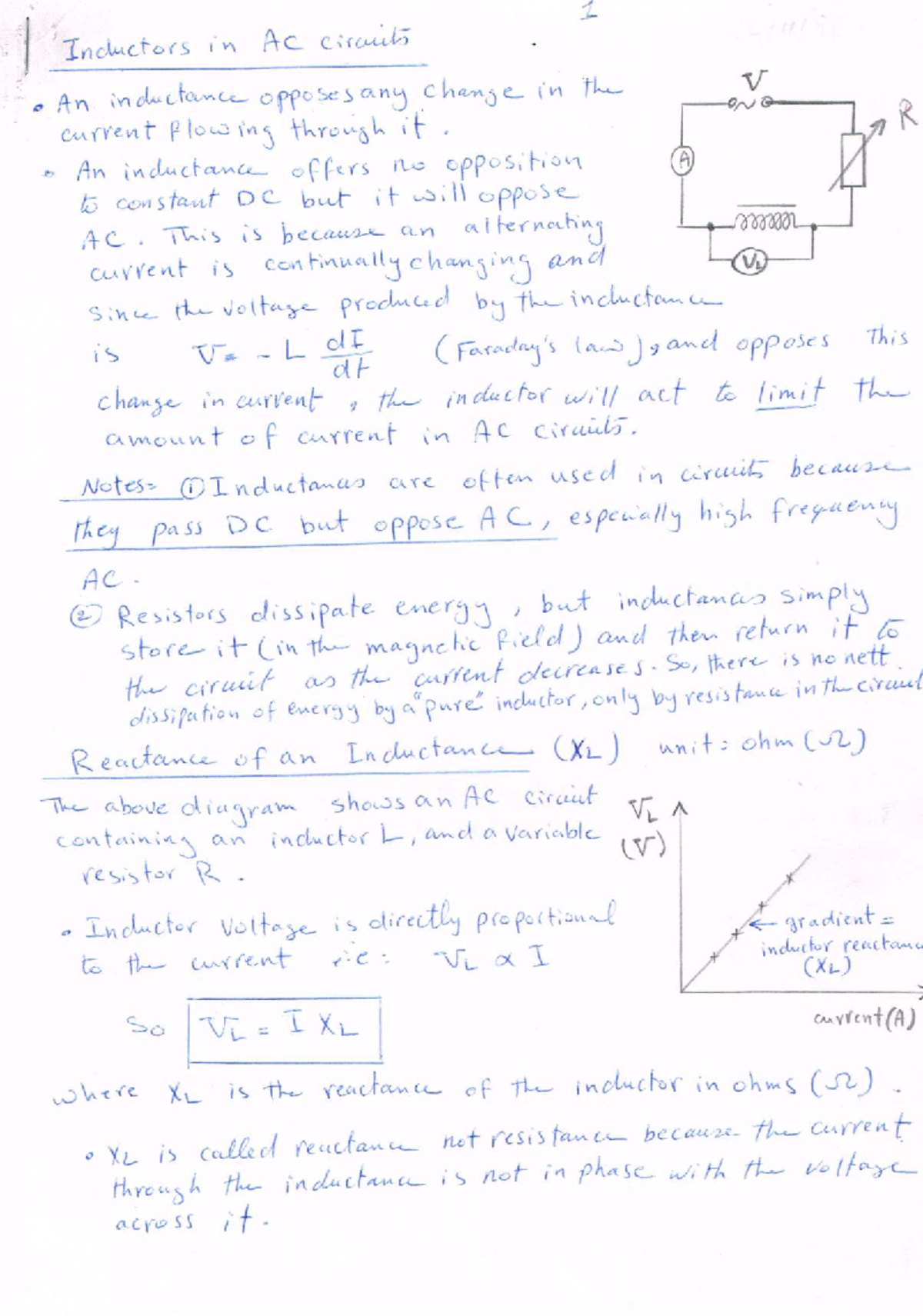 Inductors in AC Circuits: Understanding Reactance and Impedance (PHYS ...