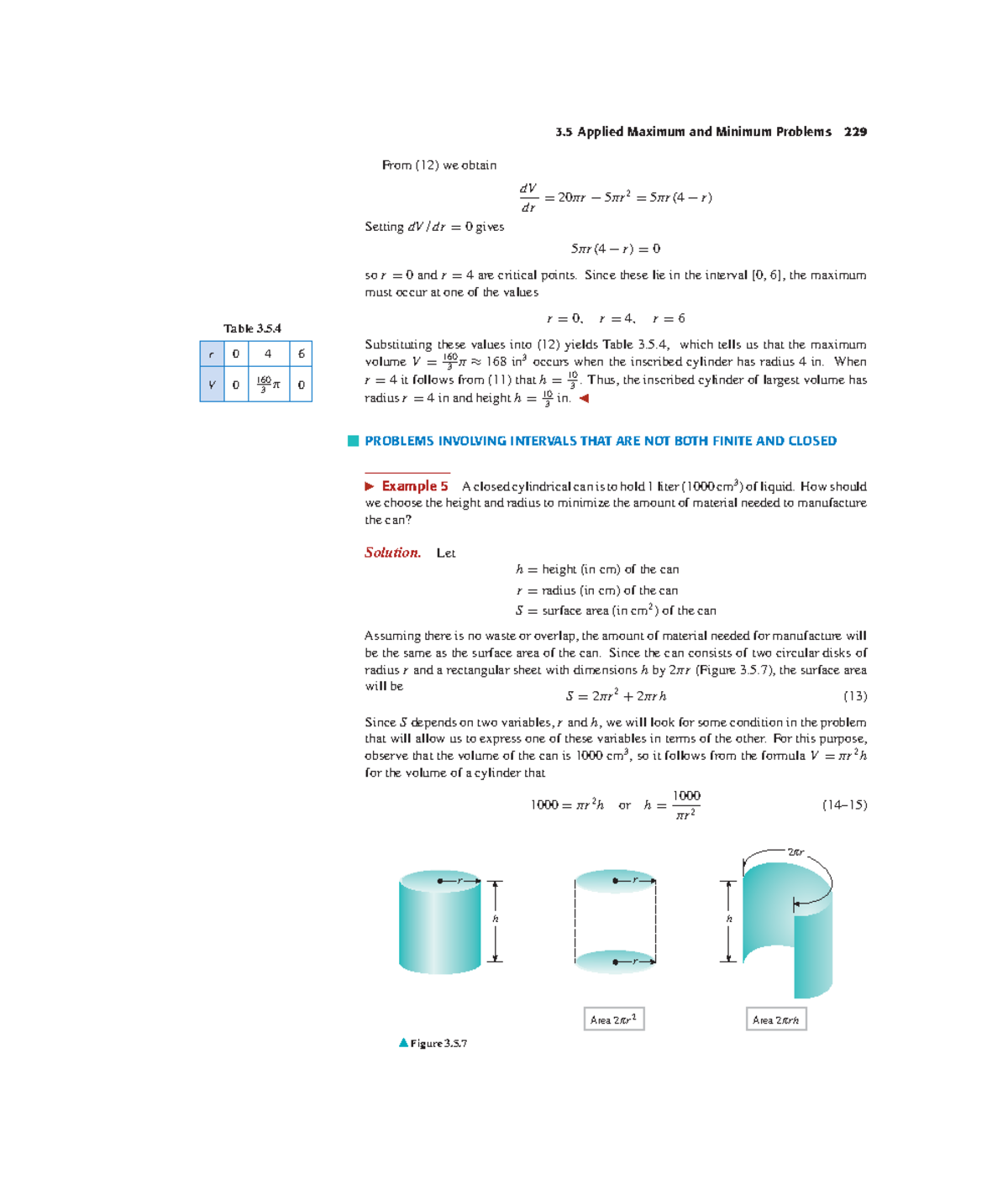 Applied Maximum and Minimum Problems - Calculus Anton (C03) - Studocu
