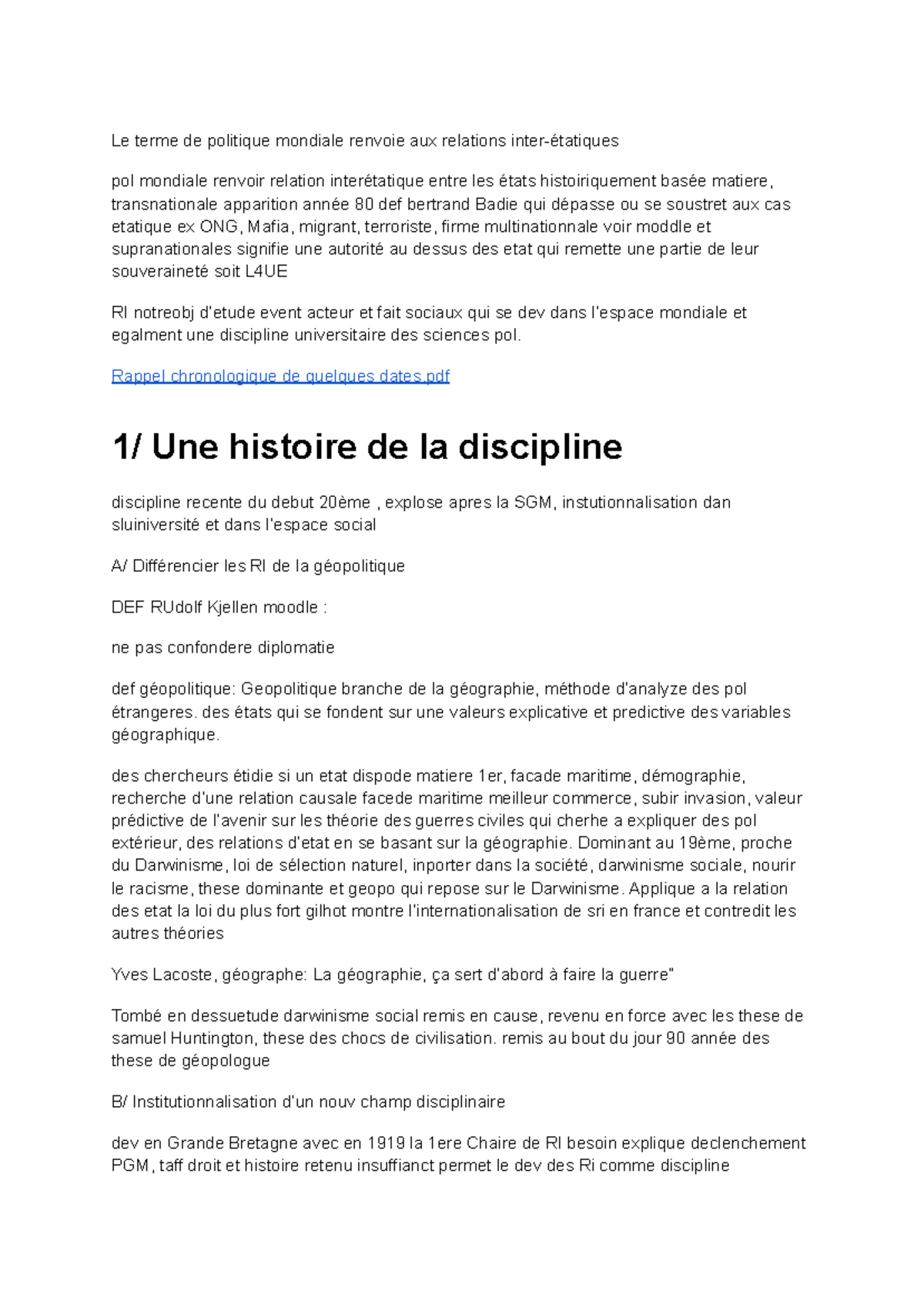 Document sans titre-2 - Cours IPM séance 1 - Le terme de politique ...