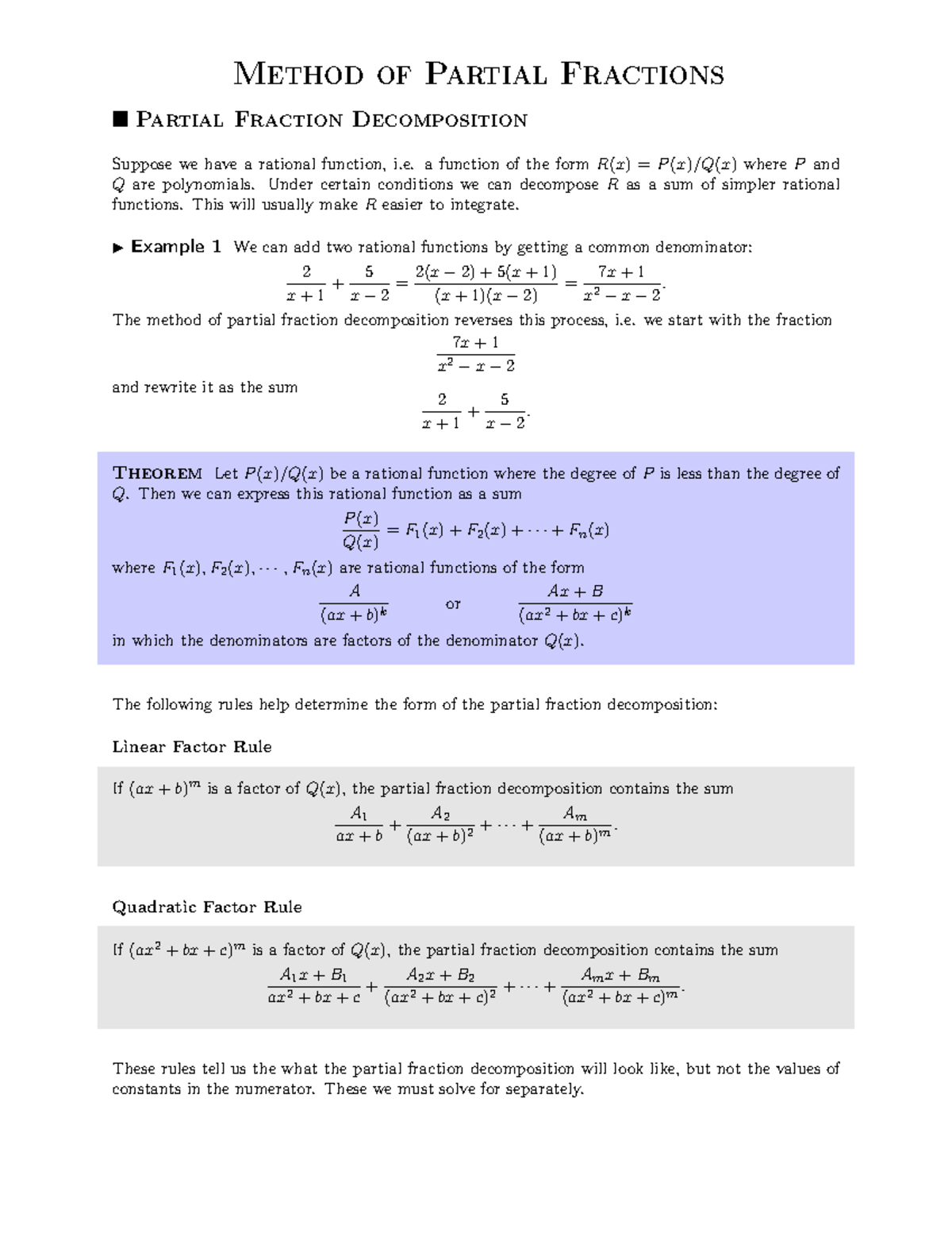 Partial Fractions Explained: A Guide to Decomposition Techniques ...