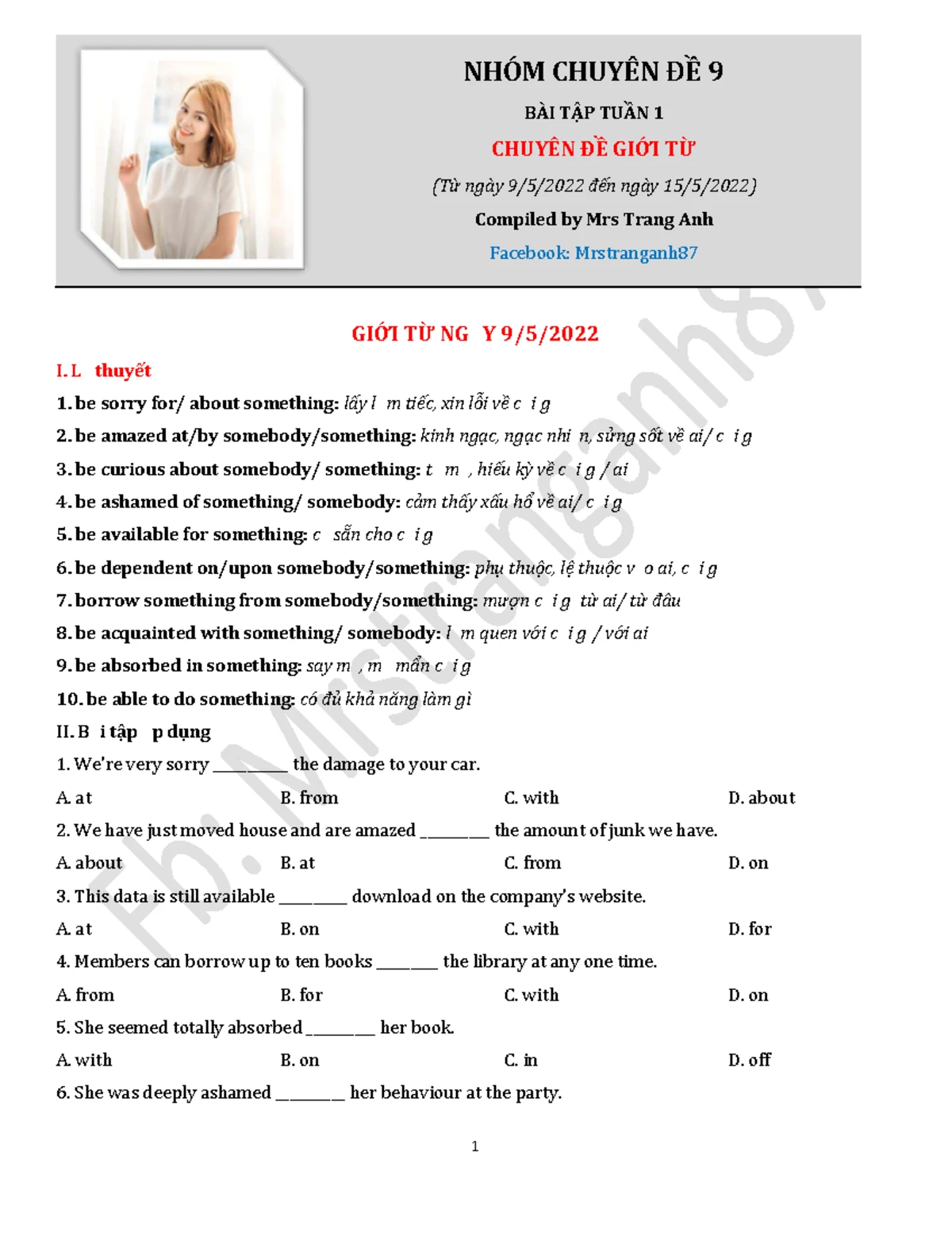 B13 Grammar Workbook: Future Continuous & Perfect Forms - Studocu