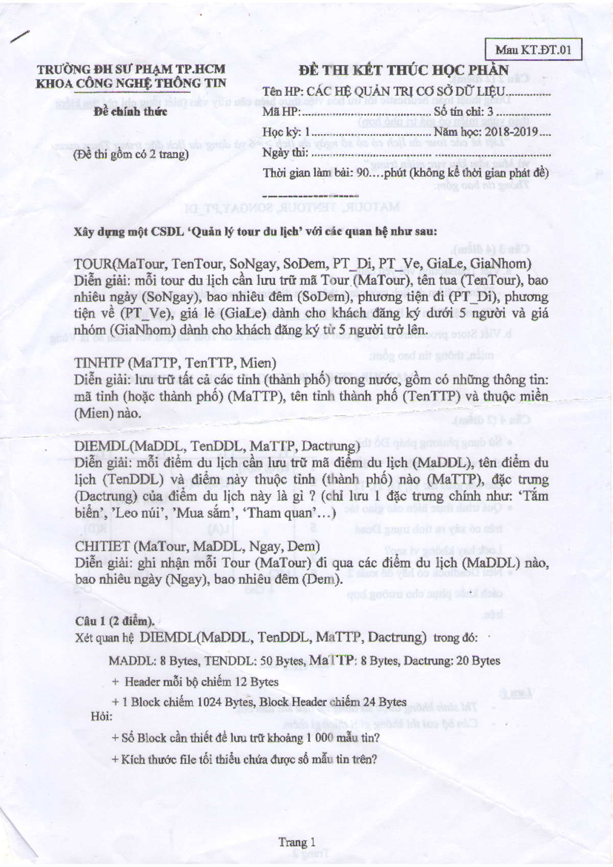 1819 (2) - Hệ CSDL - rnuor,{c on srlpnapr r? rcrol!:0nc ncru, rnolvc ...