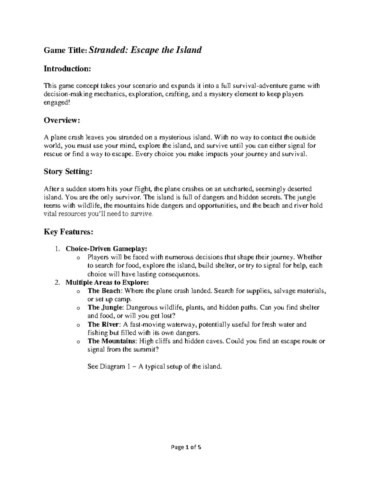 CSP 1150 Semester 3, 2024 Programming Assignment: Game Design ...