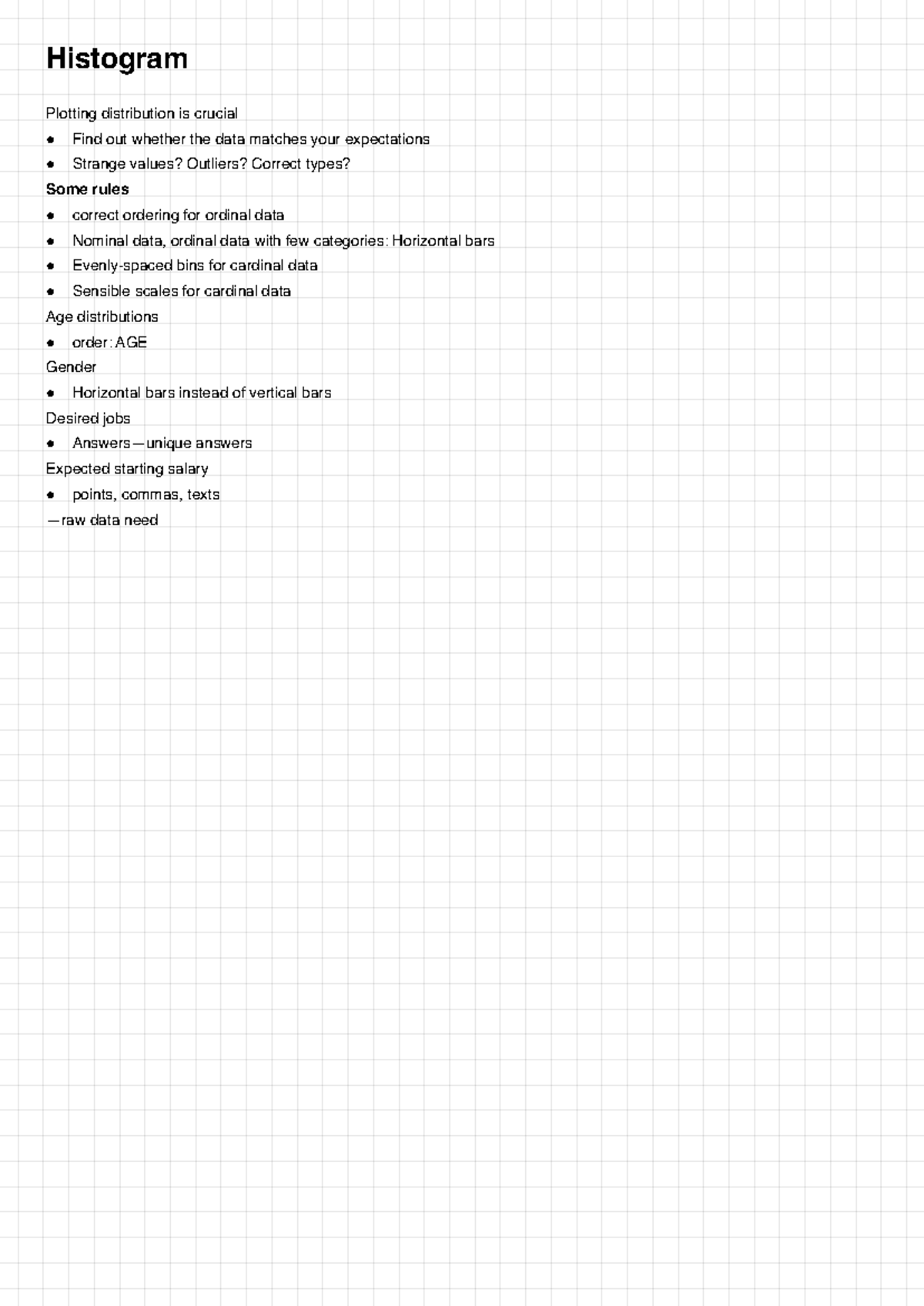 Histogram Lecture Notes: Analyzing Data Distributions and Outliers ...