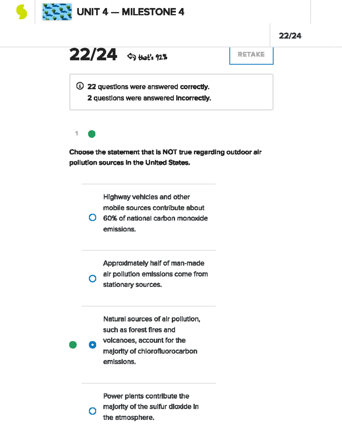 ENVIRONMENTAL SCIENCE UNIT 4 MILESTONE 4 STUDY GUIDE - Studocu