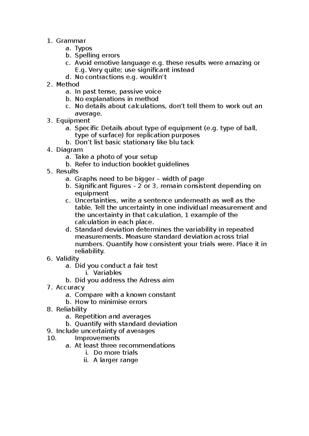 General Physics Depth Study Tips: Key Guidelines for Success - Studocu