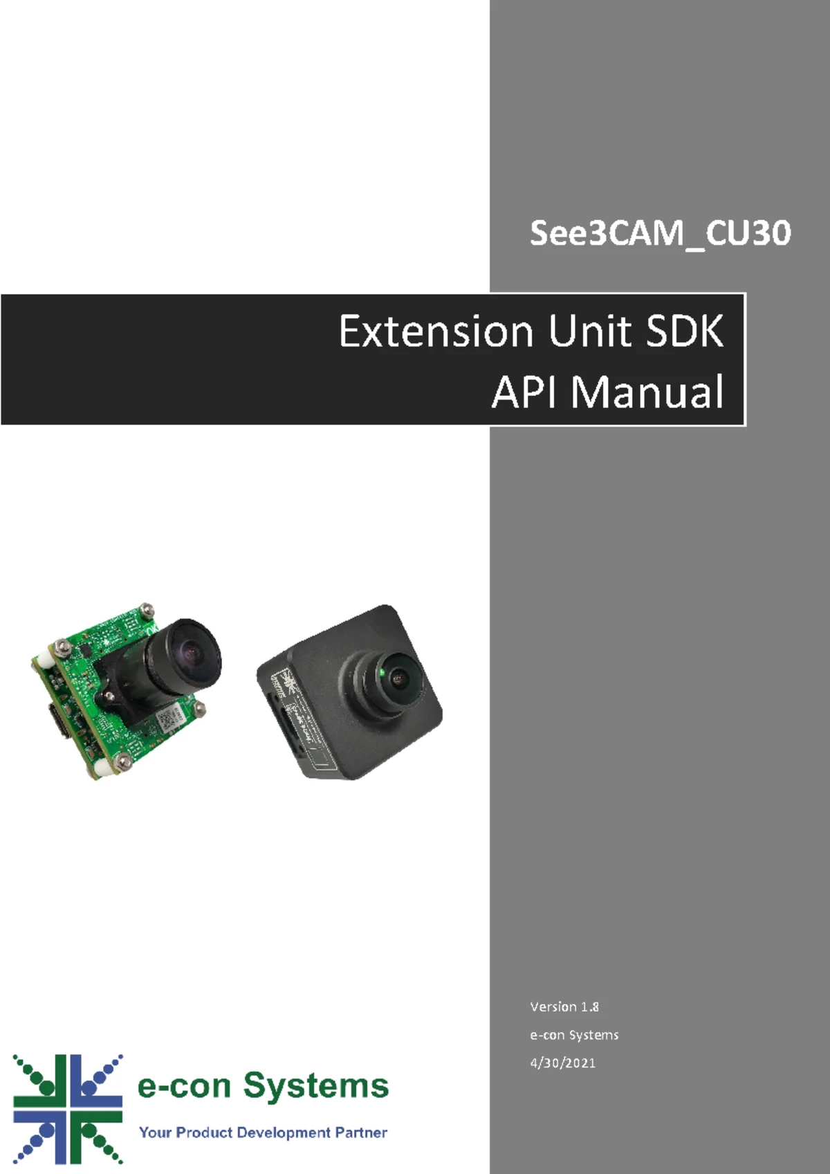 See3CAM CU30 CHL TC Rev 1: Complete Datasheet Overview - Studocu
