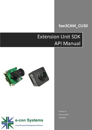 See3CAM CU30 CHL TC Rev 1: Complete Datasheet Overview - Studocu