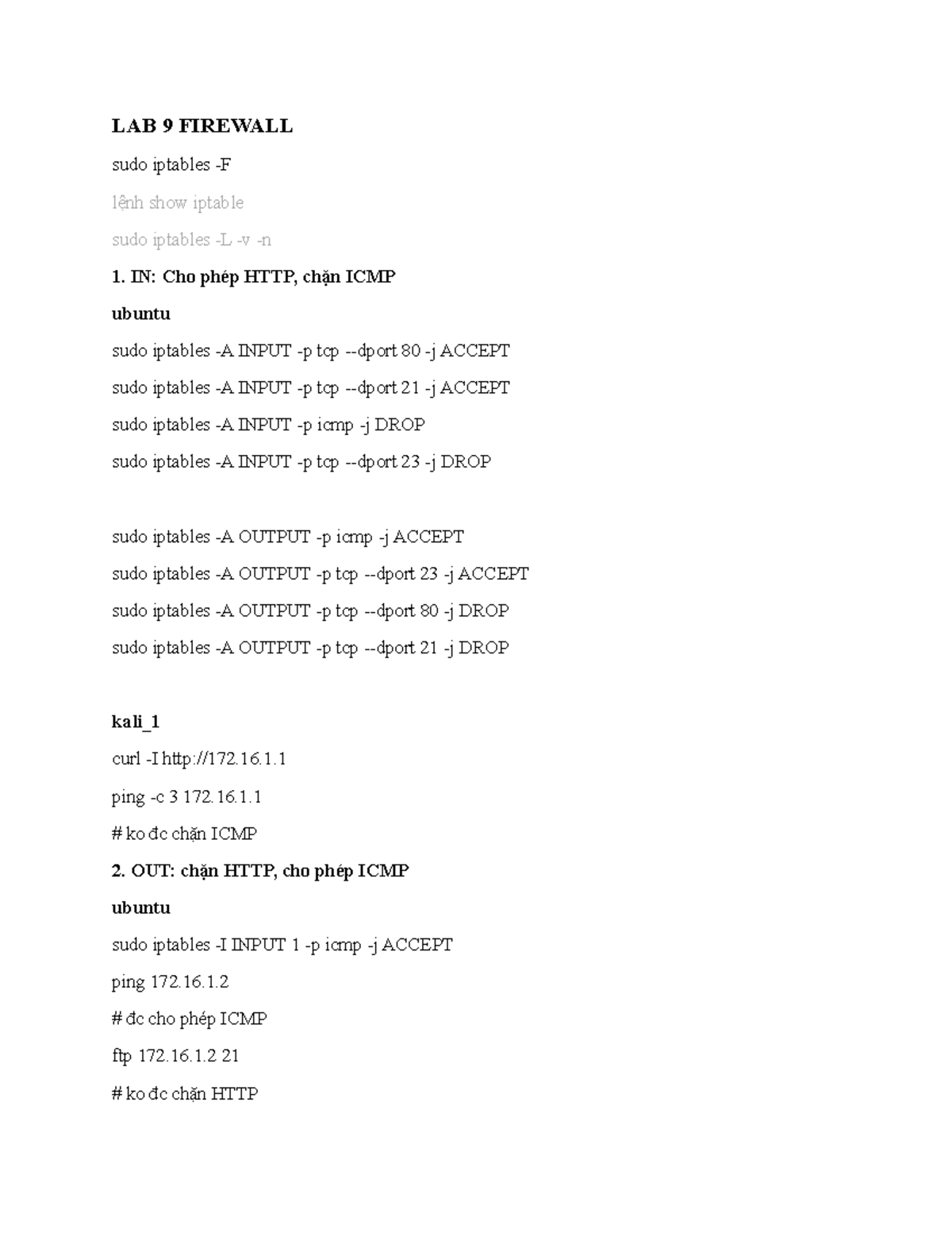 LAB 9 Firewall Configuration and Security Rules - Studocu