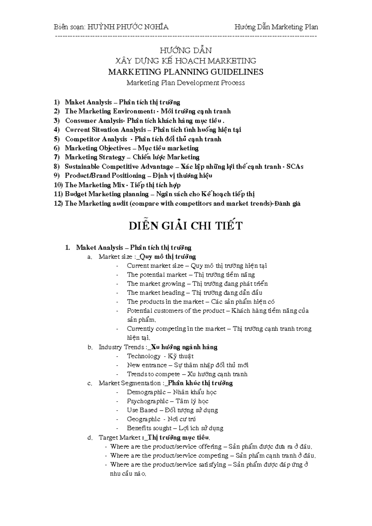 Marketing Planning Guidelines for Global Branding Strategies - Studocu