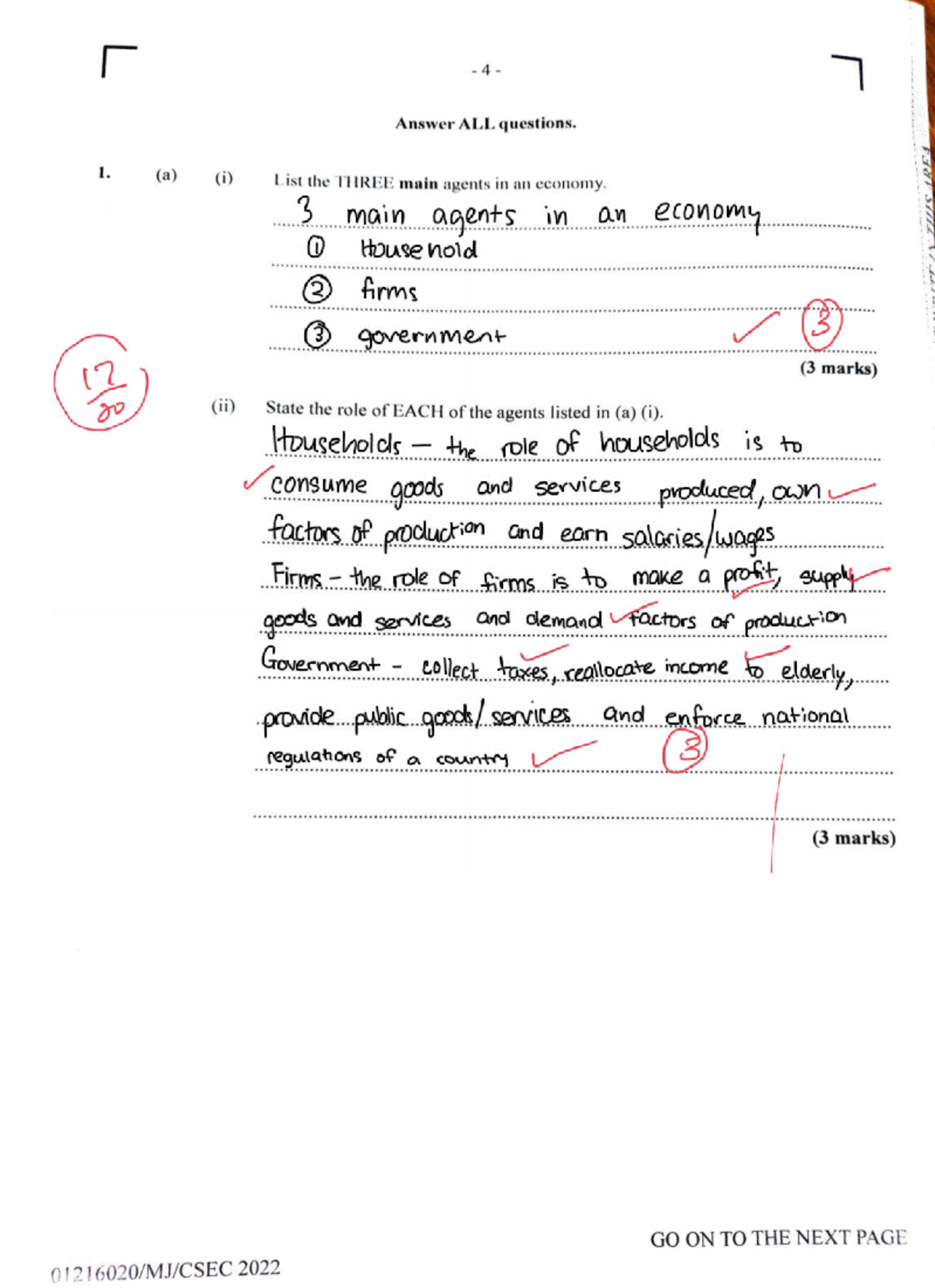 CSEC Economics EC 72 May/June 2022 Exam Questions and Answers - Studocu
