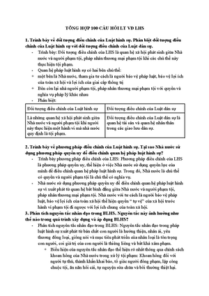 [Solved] Chng c v Chng minh trong t tng hnh s - Luat hinh su - Studocu