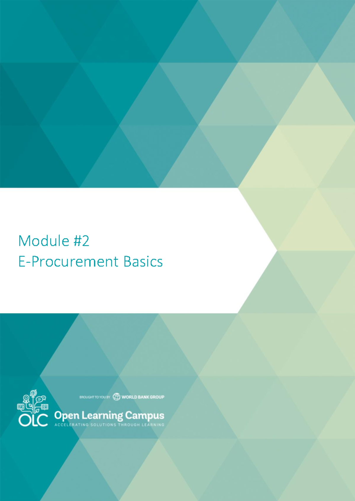 EPROC 101: Module Basics for eProcurement Systems - Studocu