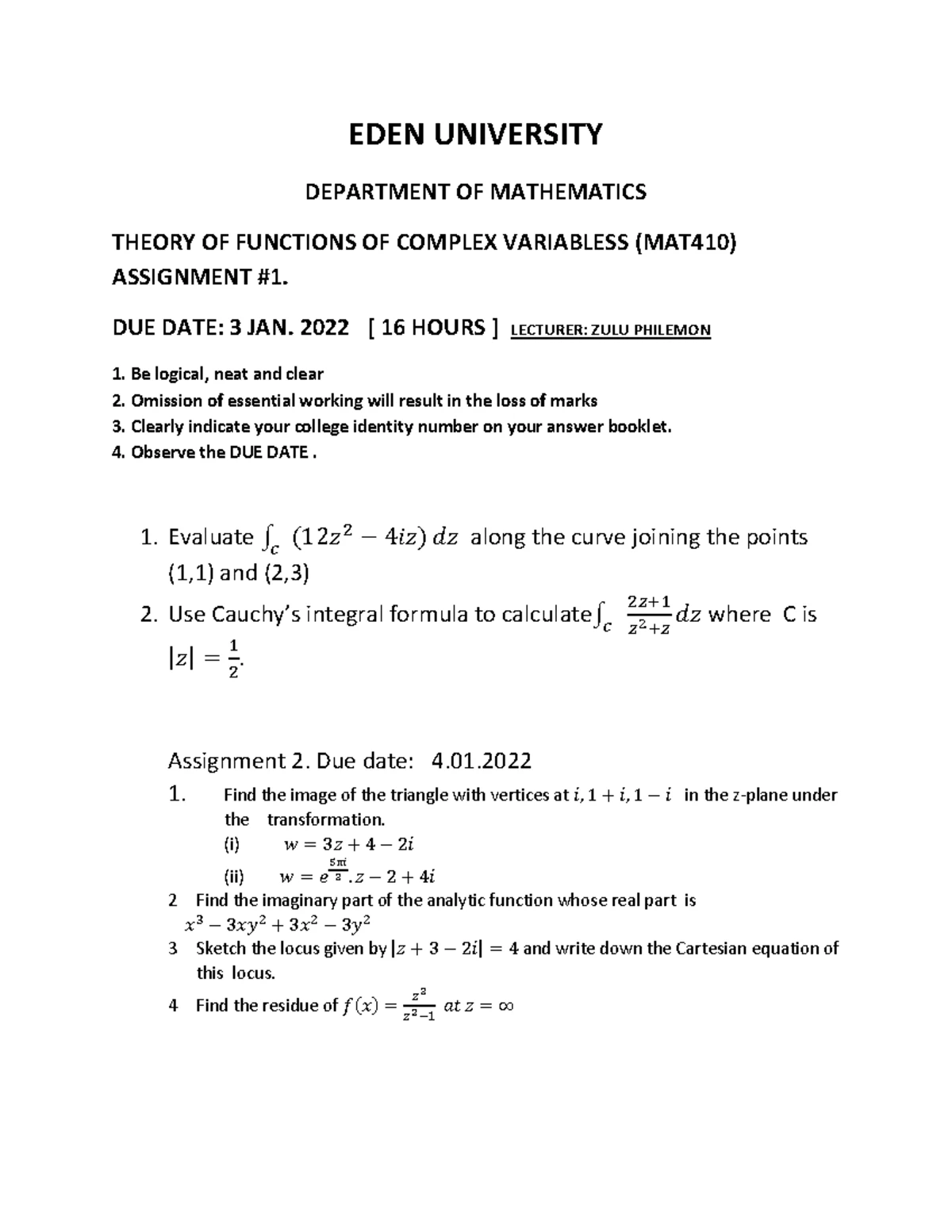 Real analysis exam 2020 questions and answers - Studocu