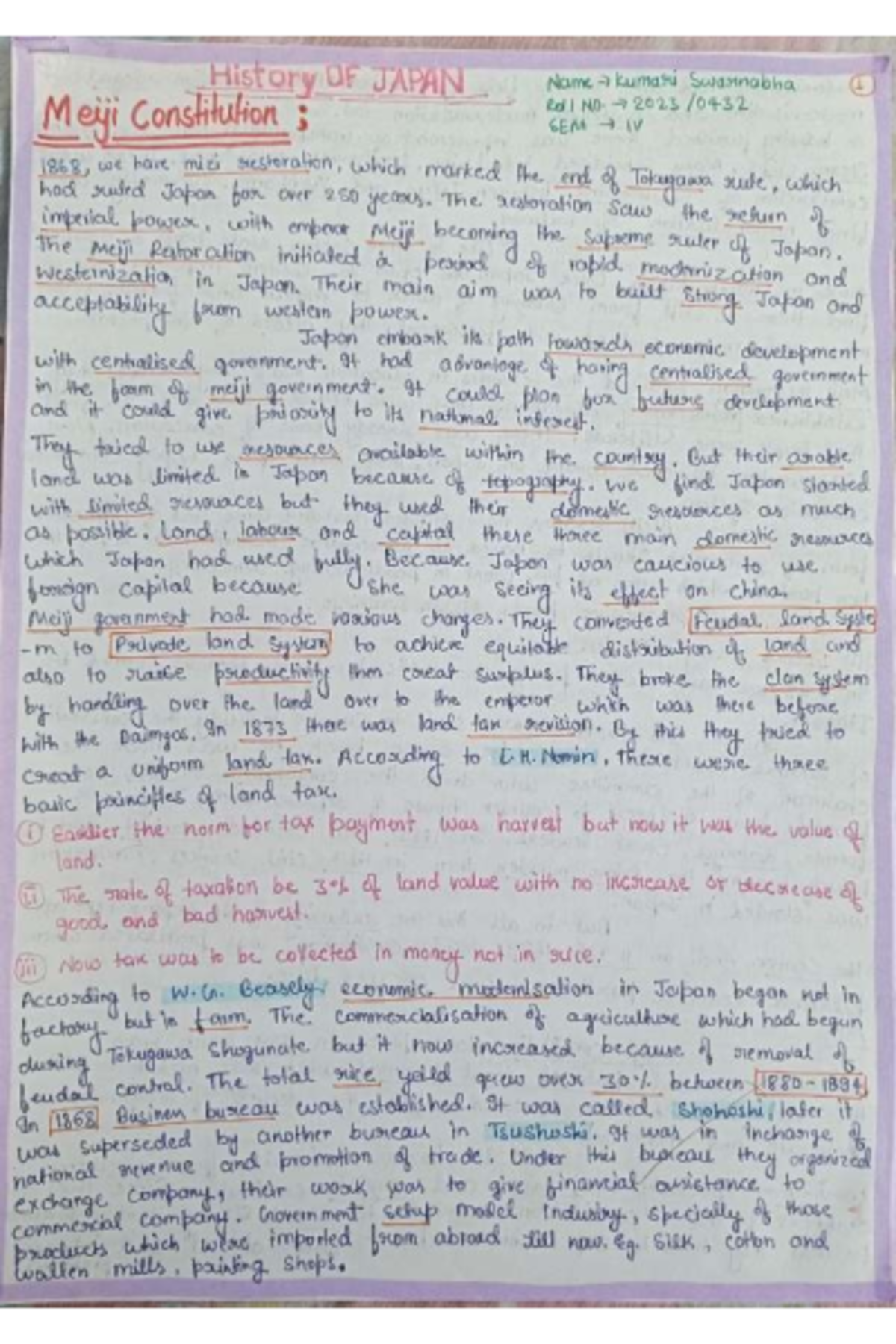 SR 6 Meiji Constitution: An Analysis of Western Influence in Japan ...