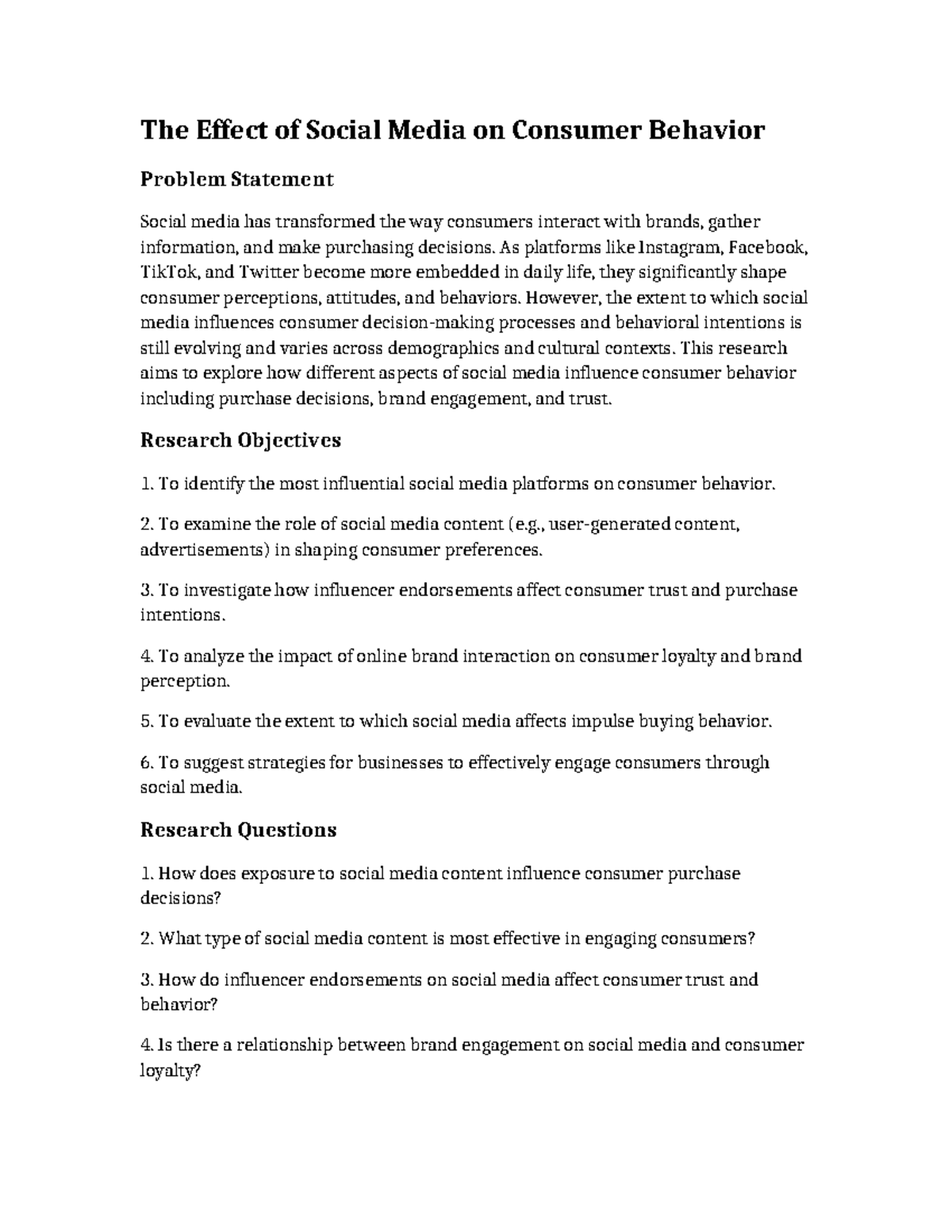 The Impact of Social Media on Consumer Behavior: An Analytical Study ...