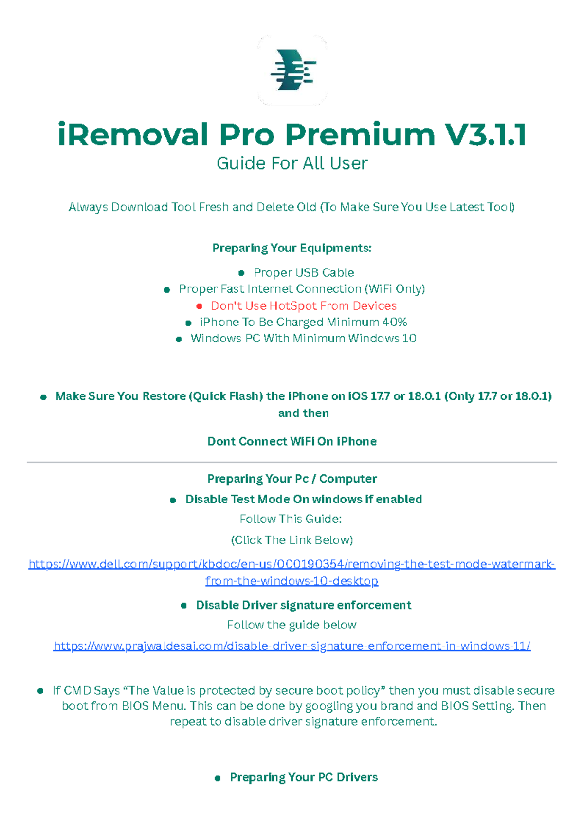 iRemoval Pro V3.1.1 Guide: Bypassing iPhone Hello Screen - Studocu
