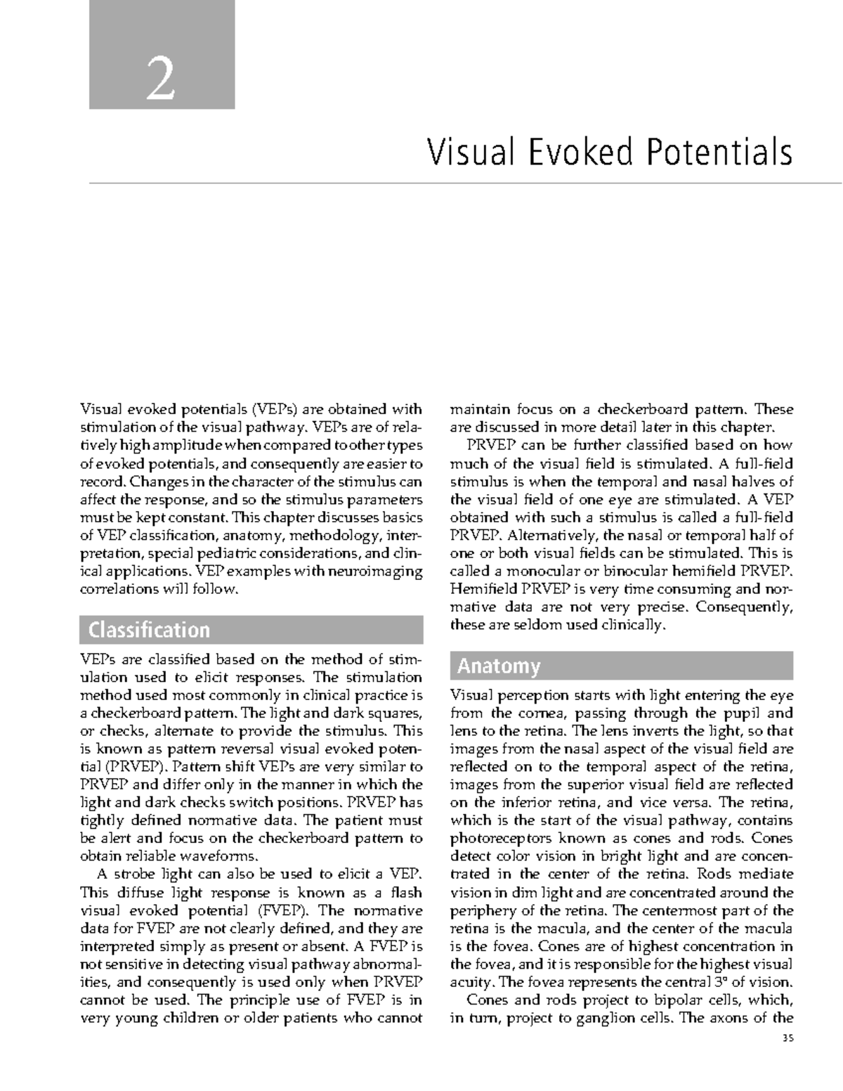 Clinical Overview of Visual Evoked Potentials (VEP) Techniques and ...