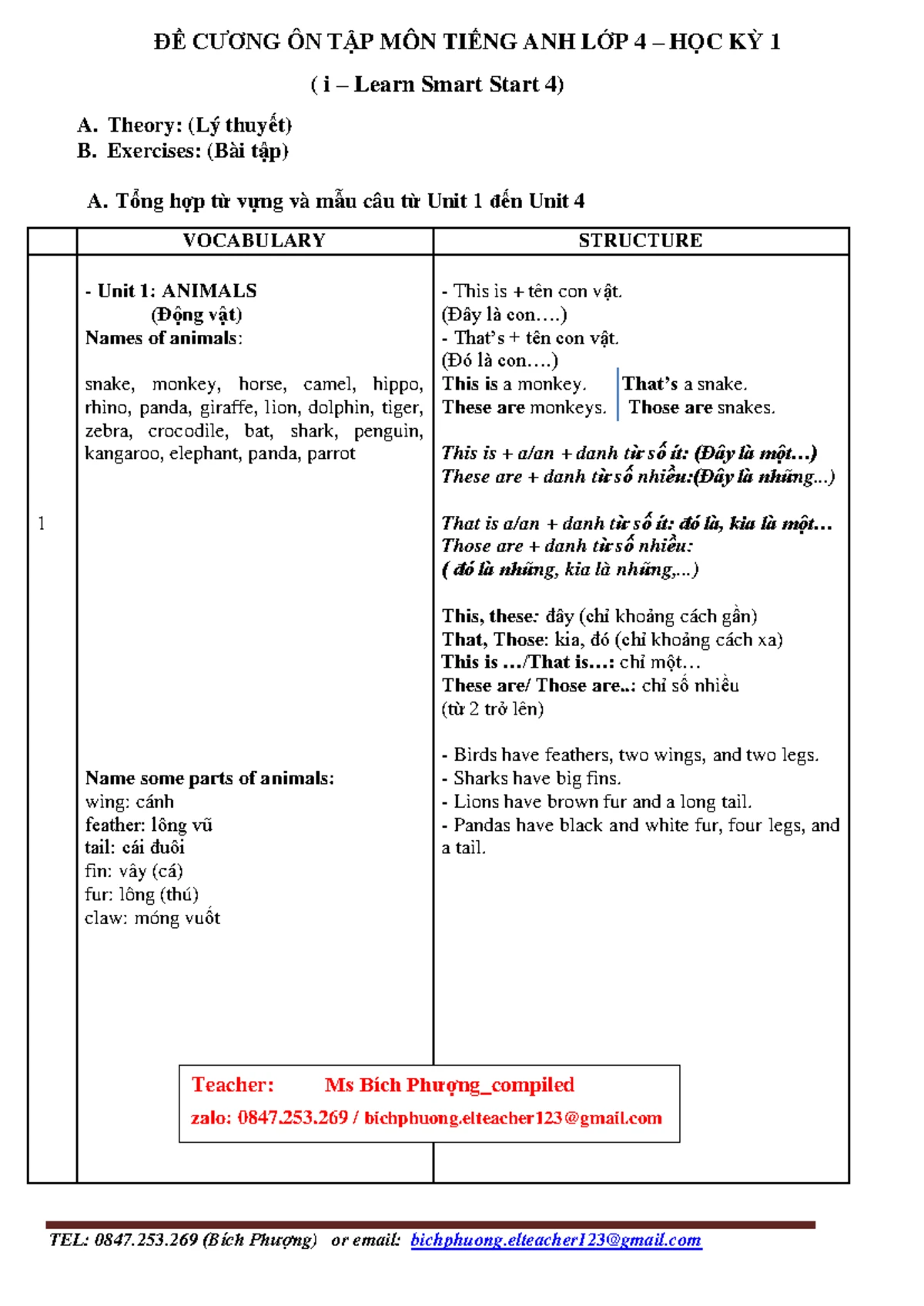 Grade 4 Listening Practice: Fun Activities and Vocabulary Skills - Studocu