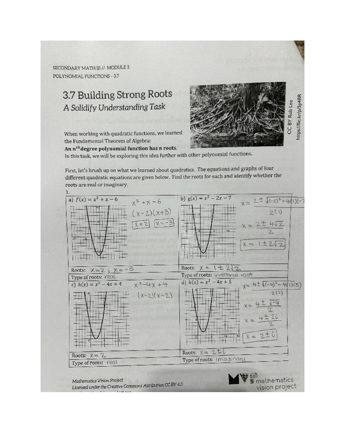 Secondary Math 3 Module 3 3.7 task and RSG-2 - SECONDARY MATH Ill ...