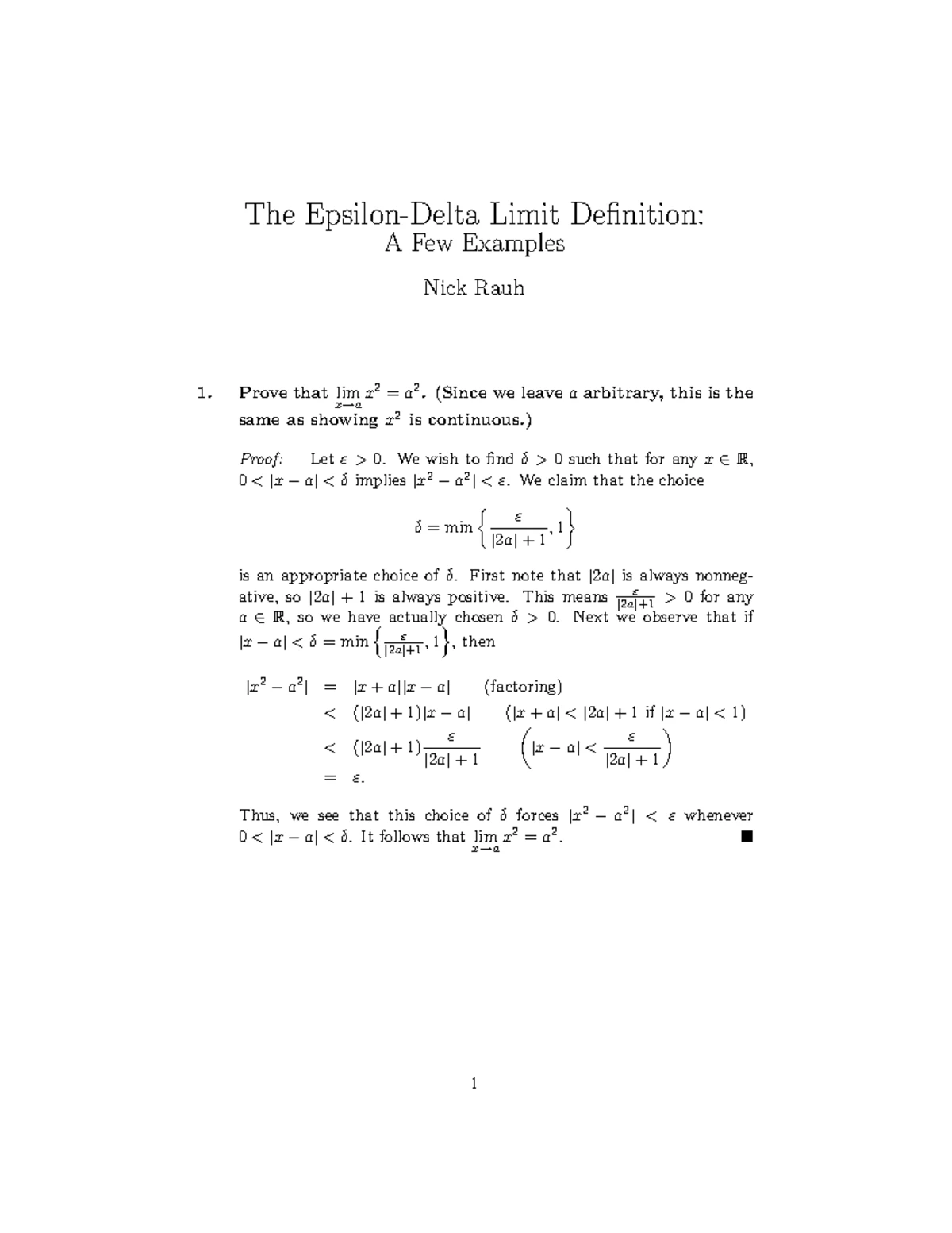 Mit18 100A Final Exam Lecture 22: The Fundamental Theorem of Calculus ...