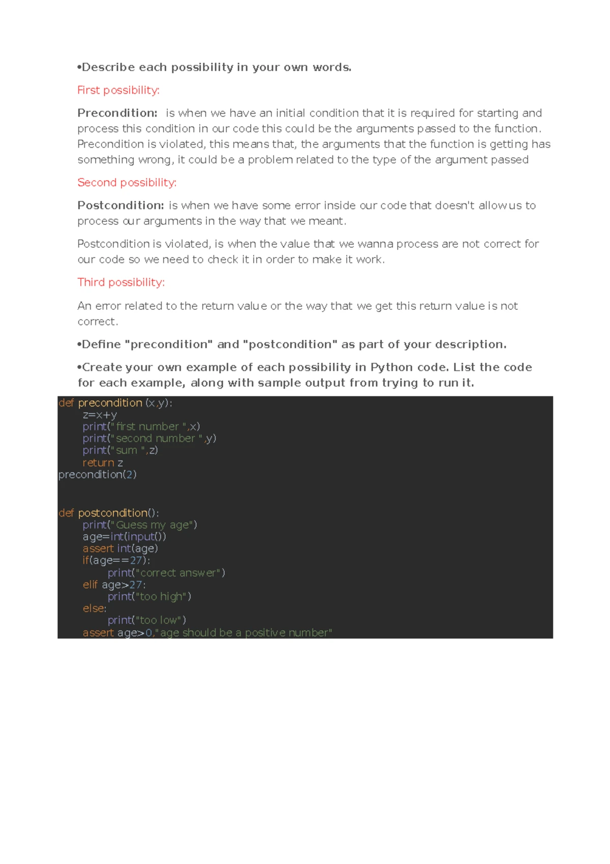 DF unit 8 - Describe how catching exceptions can help with file errors ...