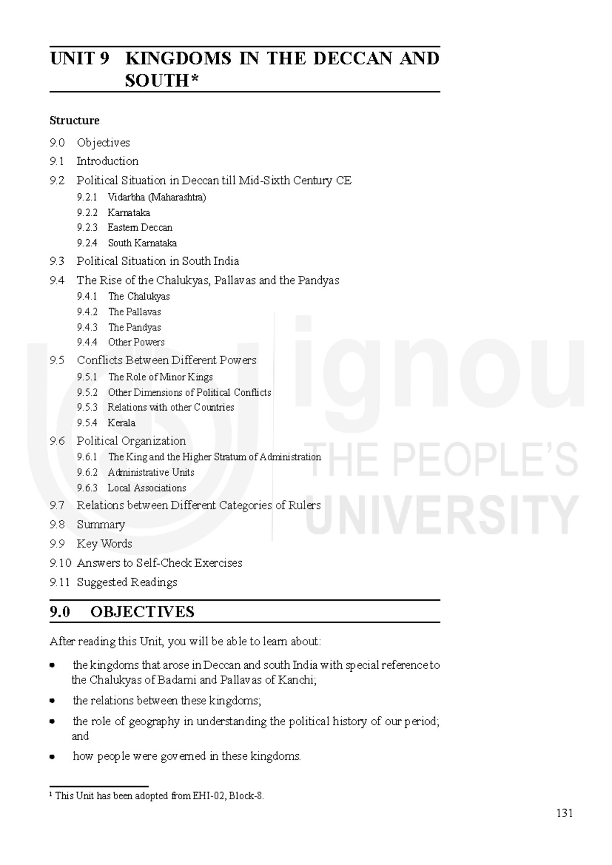 Unit 9: Political Dynamics of Deccan Kingdoms and Harsha's Era - Studocu