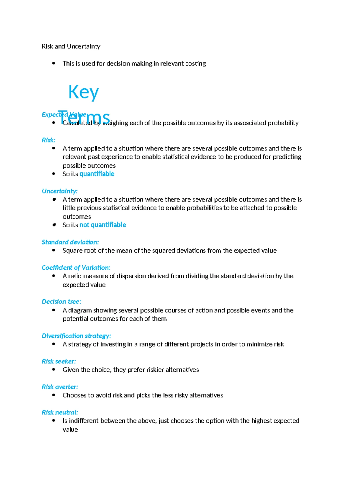 Scenario Analysis for Final Exam - ACC3023H Management Accounting - Studocu